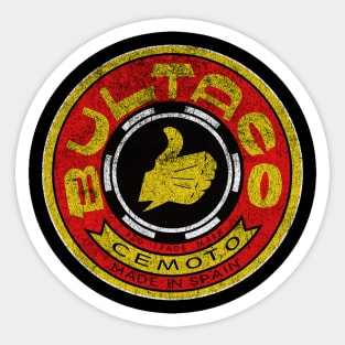 Distressed Bultaco Motorcycles Sticker